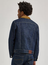 REGULAR FIT LEE + PAUL SMITH COLLECTION MEN'S DENIM JACKET DARK INDIGO