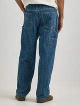 SEASONAL FIT LEE + PAUL SMITH COLLECTION MID RISE COMFORT MEN'S JEANS MID INDIGO