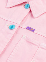 LEE X RUOHAN WANG COLLECTION WOMEN'S DENIM JACKET PINK