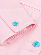 LEE X RUOHAN WANG COLLECTION WOMEN'S DENIM JACKET PINK