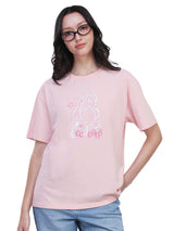 BOYFRIEND FIT ON THE GO COLLECTION WOMEN'S SHORT SLEEVE T-SHIRT PINK