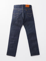 กางเกงยีนส์ผู้ชาย คอลเลคชั่น THE ARCHIVES COMFORT FIT เอวกลาง ทรงกระบอก สียีนส์เข้ม