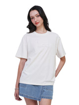 BOYFRIEND FIT ON THE GO COLLECTION WOMEN'S SHORT SLEEVE T-SHIRT BEIGE