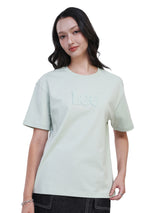 BOYFRIEND FIT ON THE GO COLLECTION WOMEN'S SHORT SLEEVE T-SHIRT GREEN