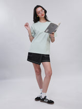 BOYFRIEND FIT ON THE GO COLLECTION WOMEN'S SHORT SLEEVE T-SHIRT GREEN