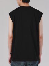 เสื้อยืดแขนกุดผู้ชาย คอลเลคชั่น LEE SORT COMFORT FIT สีดำ