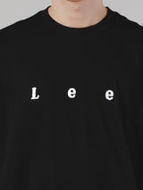 เสื้อยืดแขนกุดผู้ชาย คอลเลคชั่น LEE SORT COMFORT FIT สีดำ