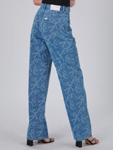 BEGGY JEANS FIT LEE PINK COLLECTION HIGH RISE RELAXED WOMEN'S JEANS LIGHT INDIGO