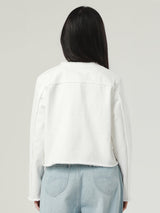 REGULAR FIT LEE PINK COLLECTION WOMEN'S JACKET WHITE