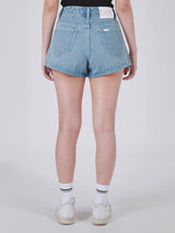 กางเกงขาสั้นผู้หญิง คอลเลคชั่น LEE PINK สียีนส์อ่อน