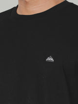 เสื้อยืดแขนสั้นผู้ชาย คอลเลคชั่น LEE RIDERS COMFORT FIT สีดำ