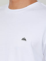 เสื้อยืดแขนสั้นผู้ชาย คอลเลคชั่น LEE RIDERS COMFORT FIT สีขาว