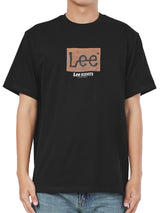 เสื้อยืดแขนสั้นผู้ชาย คอลเลคชั่น LEE RIDERS COMFORT FIT สีดำ
