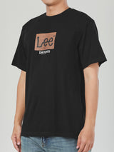 เสื้อยืดแขนสั้นผู้ชาย คอลเลคชั่น LEE RIDERS COMFORT FIT สีดำ