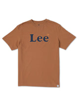 เสื้อยืดแขนสั้นผู้ชาย COMFORT FIT สีน้ำตาล