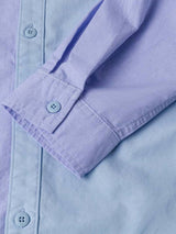 COMFORT FIT LEE X MIGHTY JAXX COLLECTION MEN'S SHIRT LONG SLEEVE BLUE