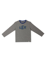 เสื้อยืดแขนยาวเด็กผู้ชาย / เด็กผู้หญิง ทรงตรง สีเทา