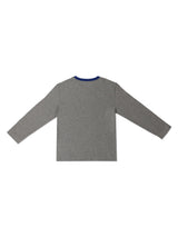 เสื้อยืดแขนยาวเด็กผู้ชาย / เด็กผู้หญิง ทรงตรง สีเทา