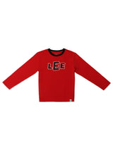 REGULAR FIT BOY'S LONG SLEEVE T-SHIRT RED