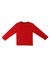 REGULAR FIT BOY'S LONG SLEEVE T-SHIRT RED