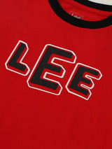 REGULAR FIT BOY'S LONG SLEEVE T-SHIRT RED