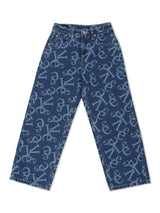 REGULAR FIT LITTLE PINK COLLECTION MID RISE GIRL'S JEANS LIGHT INDIGO