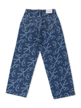 REGULAR FIT LITTLE PINK COLLECTION MID RISE GIRL'S JEANS LIGHT INDIGO