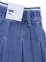 LITTLE PINK COLLECTION GIRL'S DENIM SKIRT LIGHT INDIGO