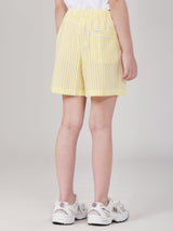 กระโปรงกางเกงขาสั้นเด็กผู้หญิง คอลเลคชั่น LEE FRESH สีเหลือง