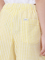 กระโปรงกางเกงขาสั้นเด็กผู้หญิง คอลเลคชั่น LEE FRESH สีเหลือง