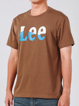 REGULAR FIT MEN'S SHORT SLEEVE T-SHIRT BROWN