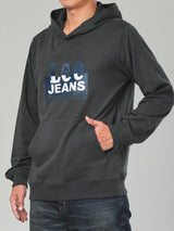 REGULAR FIT MEN'S PULLOVER HOODIE GREY