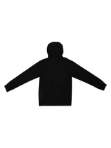 REGULAR FIT MEN'S ZIP UP HOODIE BLACK