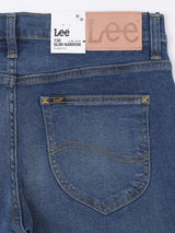 กางเกงยีนส์ผู้ชาย RAMONE FIT เอวต่ำ ทรงเข้ารูป สียีนส์กลาง