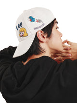หมวกแก๊ปผู้ชาย / ผู้หญิง คอลเลคชั่น LEE X AKID FROM YESTERDAY สีครีม
