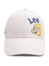 หมวกแก๊ปผู้ชาย / ผู้หญิง คอลเลคชั่น LEE X AKID FROM YESTERDAY สีขาว