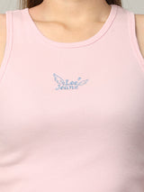 REGULAR FIT WOMEN'S TANK TOP PINK