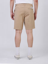 กางเกงขาสั้นผู้ชาย คอลเลคชั่น LEE X AKID FROM YESTERDAY RELAXED FIT เอวกลาง ทรงกระบอกใหญ่ สีเบจ