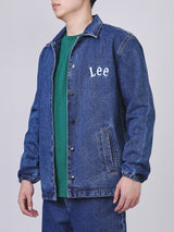 COMFORT FIT LEE X AKID FROM YESTERDAY COLLECTION MEN'S DENIM JACKET MID INDIGO