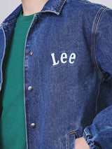 COMFORT FIT LEE X AKID FROM YESTERDAY COLLECTION MEN'S DENIM JACKET MID INDIGO