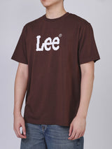 เสื้อยืดแขนสั้นผู้ชาย COMFORT FIT สีน้ำตาล