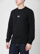 REGULAR FIT MEN'S SWEATSHIRT BLACK