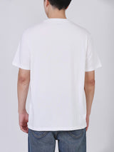 เสื้อยืดแขนสั้นผู้ชาย COMFORT FIT สีครีม