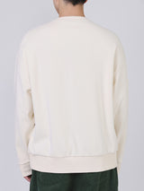 เสื้อสเวตเชิ้ตผู้ชาย คอลเลคชั่น LEE X AKID FROM YESTERDAY LOOSE FIT สีครีม