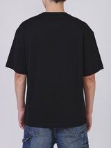 LOOSE FIT LEE X AKID FROM YESTERDAY COLLECTION MEN'S SHORT SLEEVE T-SHIRT BLACK