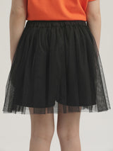 กระโปรงเด็กผู้หญิง คอลเลคชั่น HALLOWEEN สีดำ