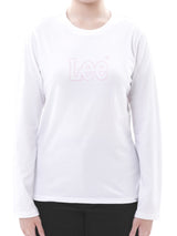 REGULAR FIT WOMEN'S LONG SLEEVE T-SHIRT WHITE