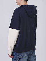 เสื้อฮู้ดดี้แบบสวมผู้ชาย คอลเลคชั่น LEE X AKID FROM YESTERDAY LOOSE FIT สีกรมท่า
