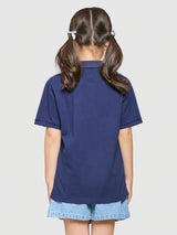 REGULAR FIT UNISEX KIDS'S SHORT SLEEVE POLO NAVY