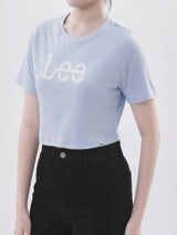CROPPED FIT WOMEN'S SHORT SLEEVE T-SHIRT BLUE